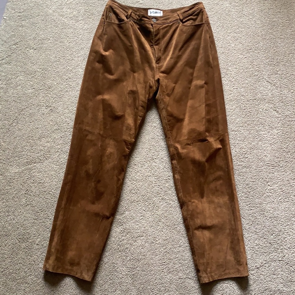 Bagatelle Brown Leather Pants